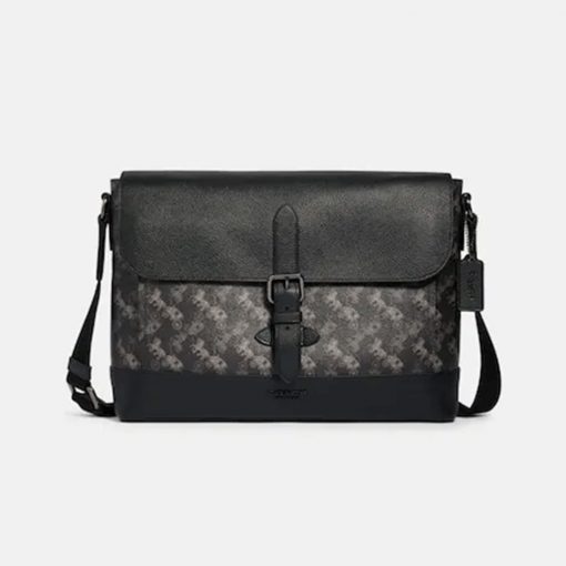 Hudson Messenger With Horse And Carriage Print | BaloZone | Coach VN