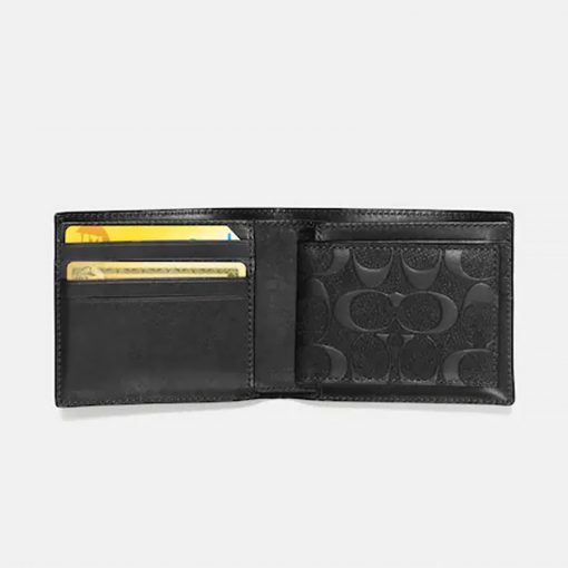 Compact Id Wallet In Signature Leather (1)