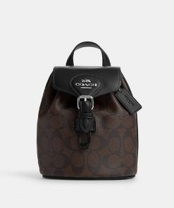 Amelia Mini Backpack In Signature | BaloZone | Coach Mini Backpack